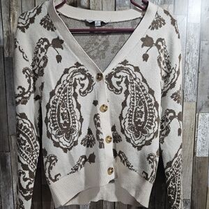Ophelia Roe paisley cardigan